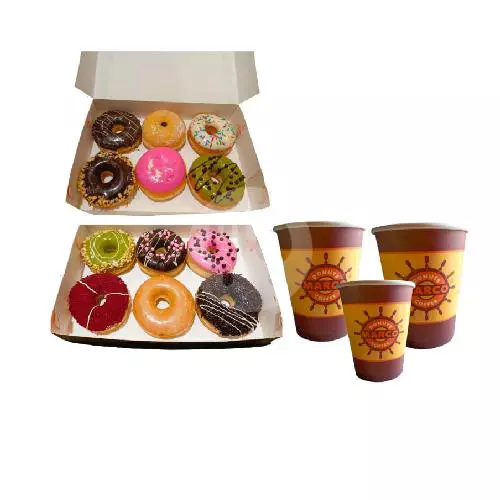 Buy 3 Iced Chocolate or Coffe ,Mocachino,Cream, Get 7 Pcs Donat